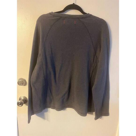 Tommy‎ Bahama Men's Gray Waffle Knit Thermal Sweater Size L - Picture 2 of 8